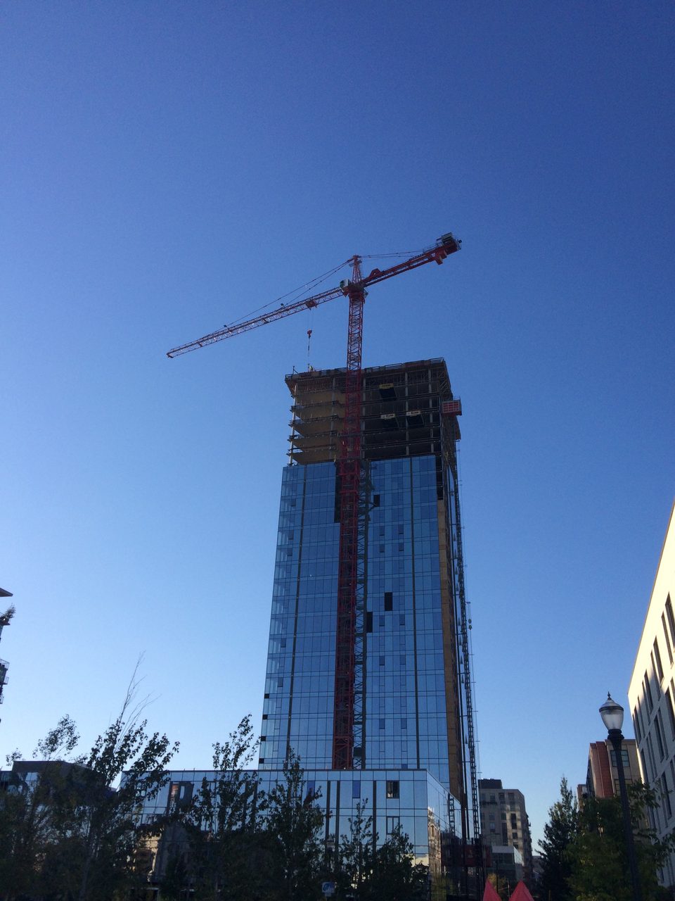 High-rise steel construction
